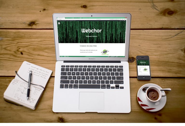 Illustration WebChor : Site vitrine